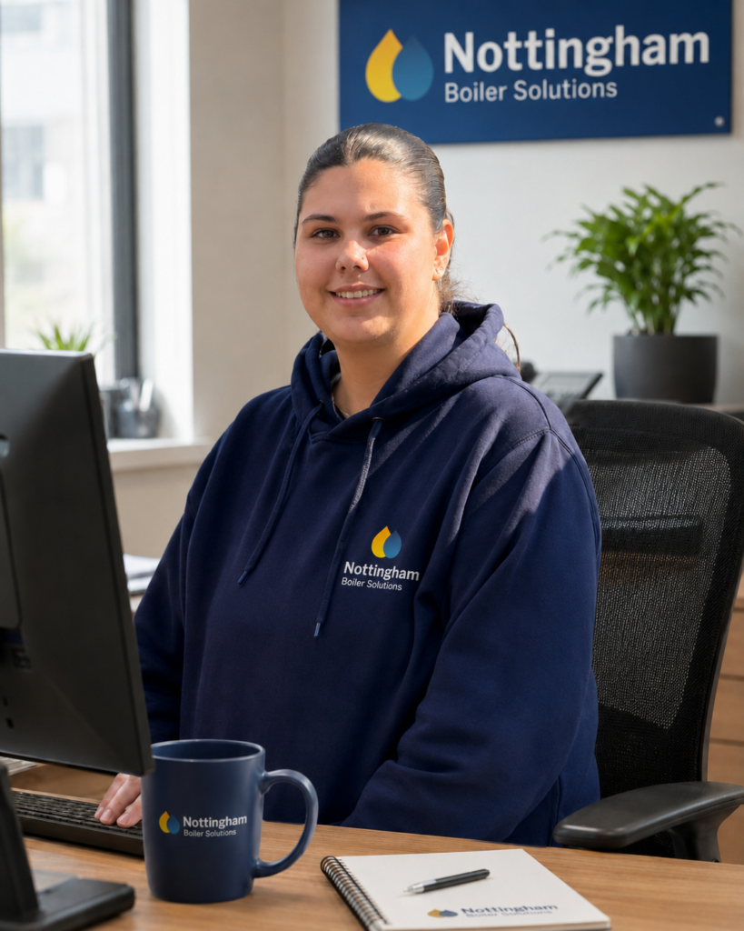 Ella office admin and Nottingham Boiler Solutions